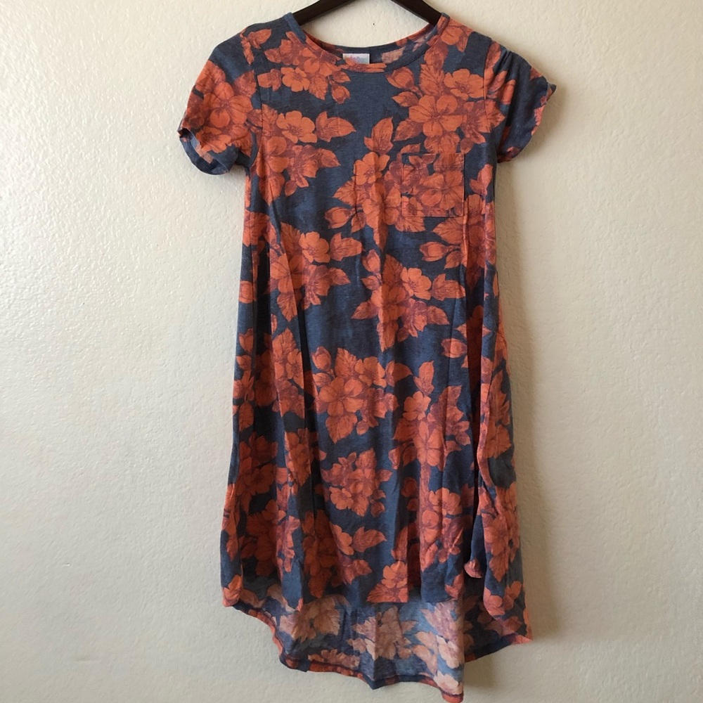 Lularoe Hibiscus Print Hi Low Dress